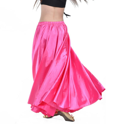 Shining Satin Long Spanish Sun Skirt for Dance by HitMyNeed