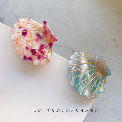 Shiny Seashell Acetate Hair Claw Clip by HitMyNeed
