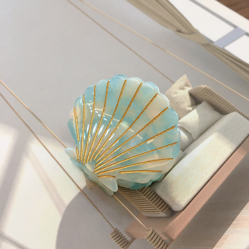 Shiny Seashell Acetate Hair Claw Clip 4 by HitMyNeed