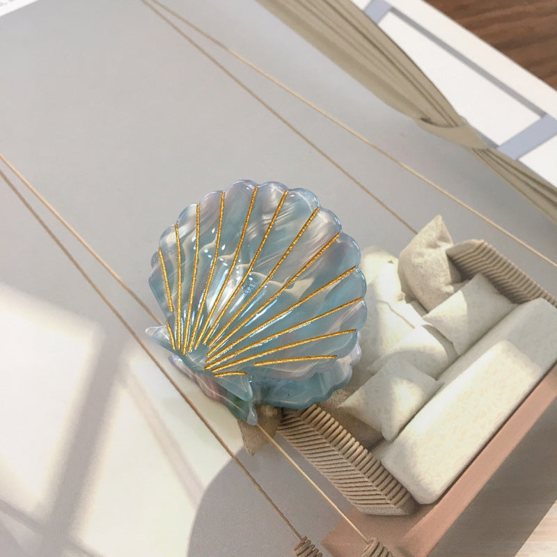 Shiny Seashell Acetate Hair Claw Clip 6 by HitMyNeed