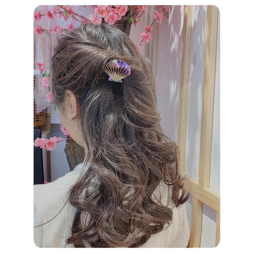 Shiny Seashell Acetate Hair Claw Clip by HitMyNeed