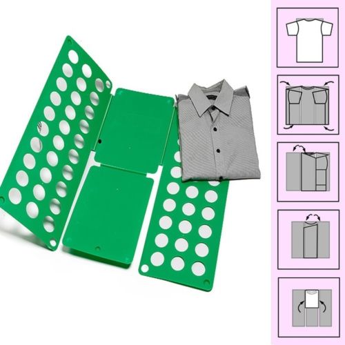 Shirt Folding Board for Neat, Uniform Laundry by HitMyNeed