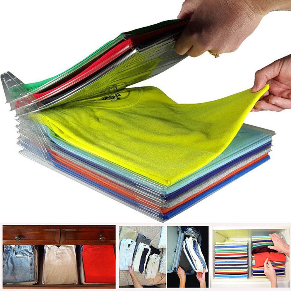 Shirt Organizer Clothes Folding Boards (Set of 10) by HitMyNeed