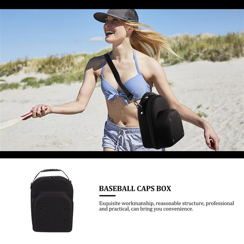 Shockproof EVA Baseball Hat Travel Case by HitMyNeed
