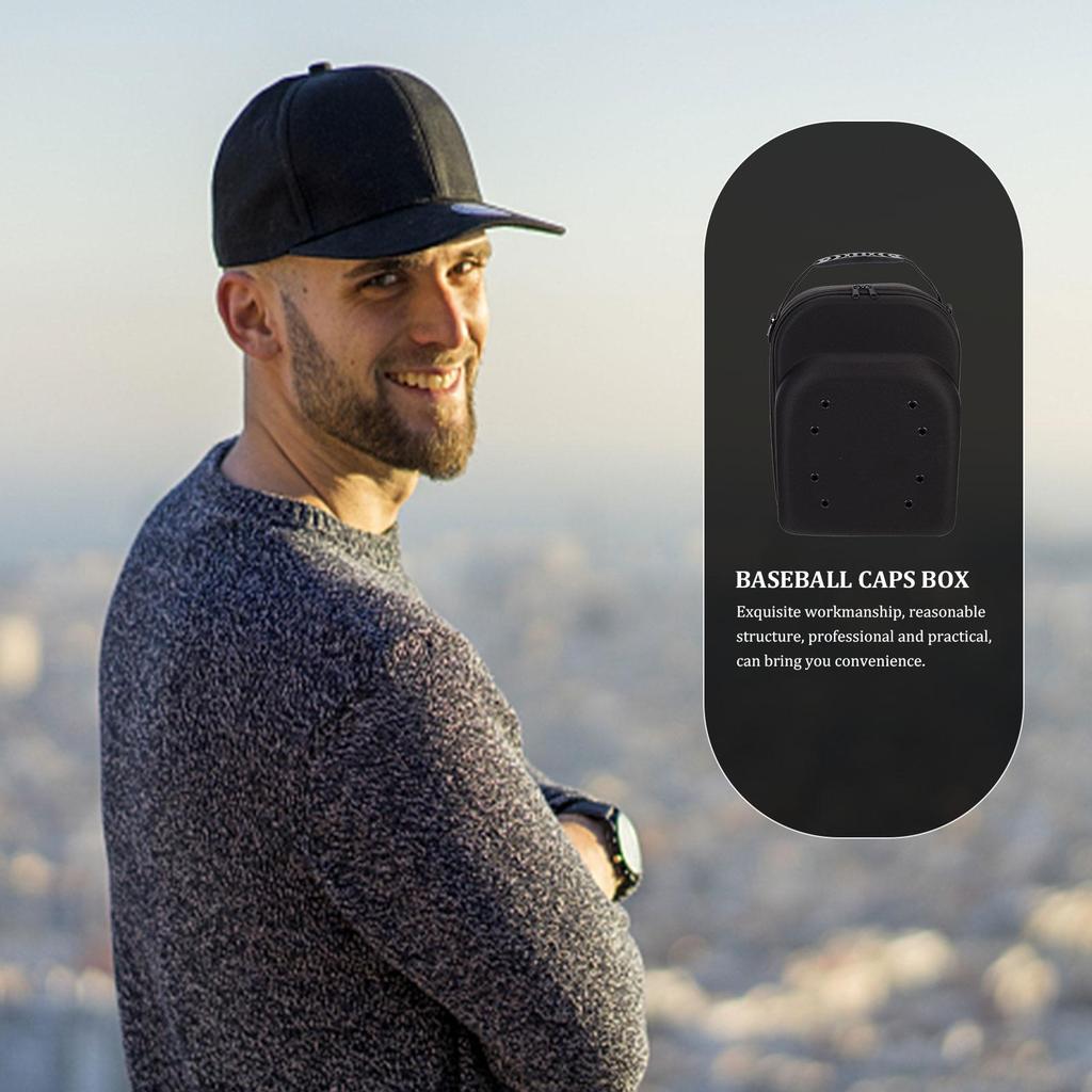 Shockproof EVA Baseball Hat Travel Case by HitMyNeed