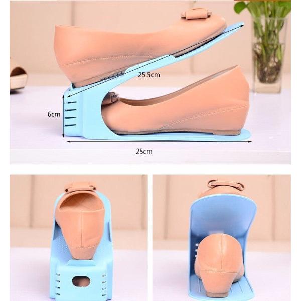 Shoe Holder Space Saver Organizer Set of 2 by HitMyNeed