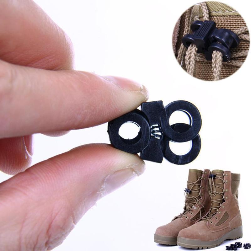 Shoelace Lock Clips Non-Slip Buckles (2 Pack) by HitMyNeed