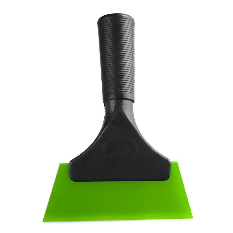 Short Handle Glass Scraper Tool for Windows & Mirrors green by HitMyNeed