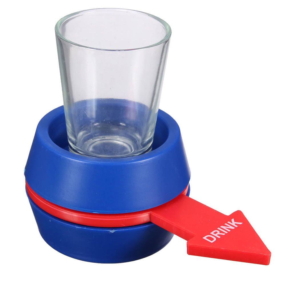 Shot Spinner Drinking Game with Glass by HitMyNeed