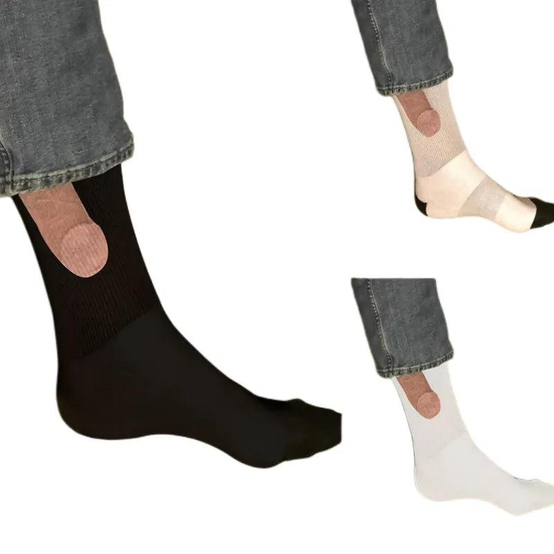 Show Off Socks Novelty Unisex Cotton Crew Socks by HitMyNeed