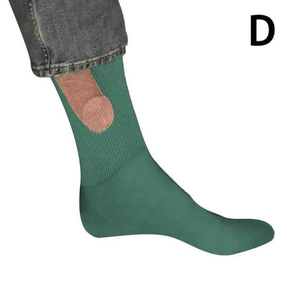 Show Off Socks Novelty Unisex Cotton Crew Socks d by HitMyNeed