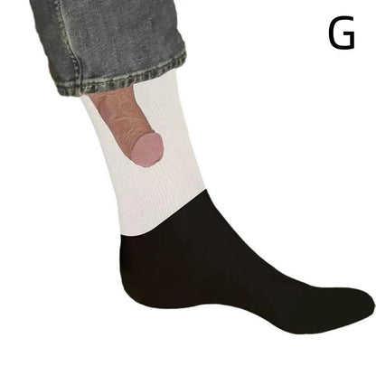 Show Off Socks Novelty Unisex Cotton Crew Socks g by HitMyNeed