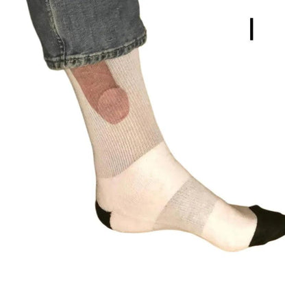 Show Off Socks Novelty Unisex Cotton Crew Socks i by HitMyNeed
