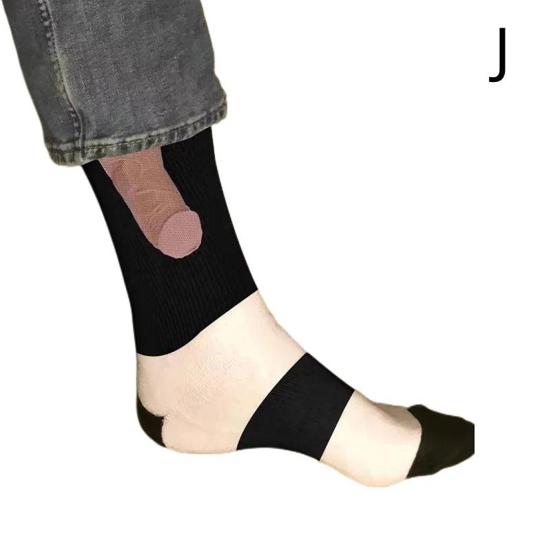 Show Off Socks Novelty Unisex Cotton Crew Socks j by HitMyNeed