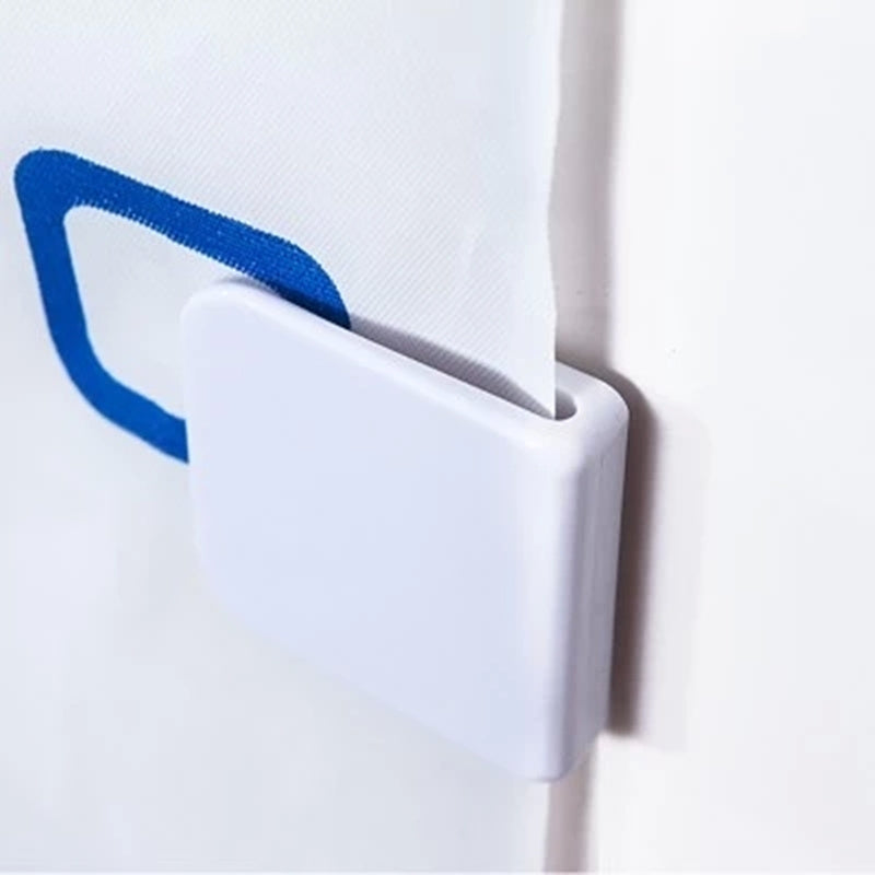 Shower Curtain Clips with Adhesive (Set of 2) by HitMyNeed