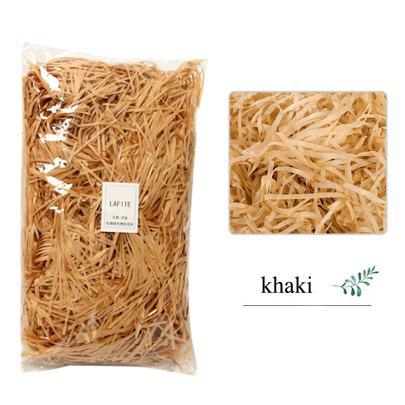 Shredded Crinkle Paper Filler for Gift Boxes khaki 20g by HitMyNeed