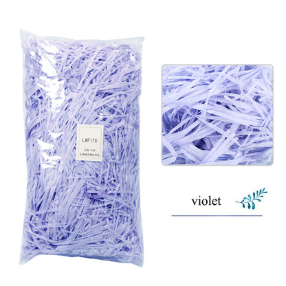 Shredded Crinkle Paper Filler for Gift Boxes violet 20g by HitMyNeed