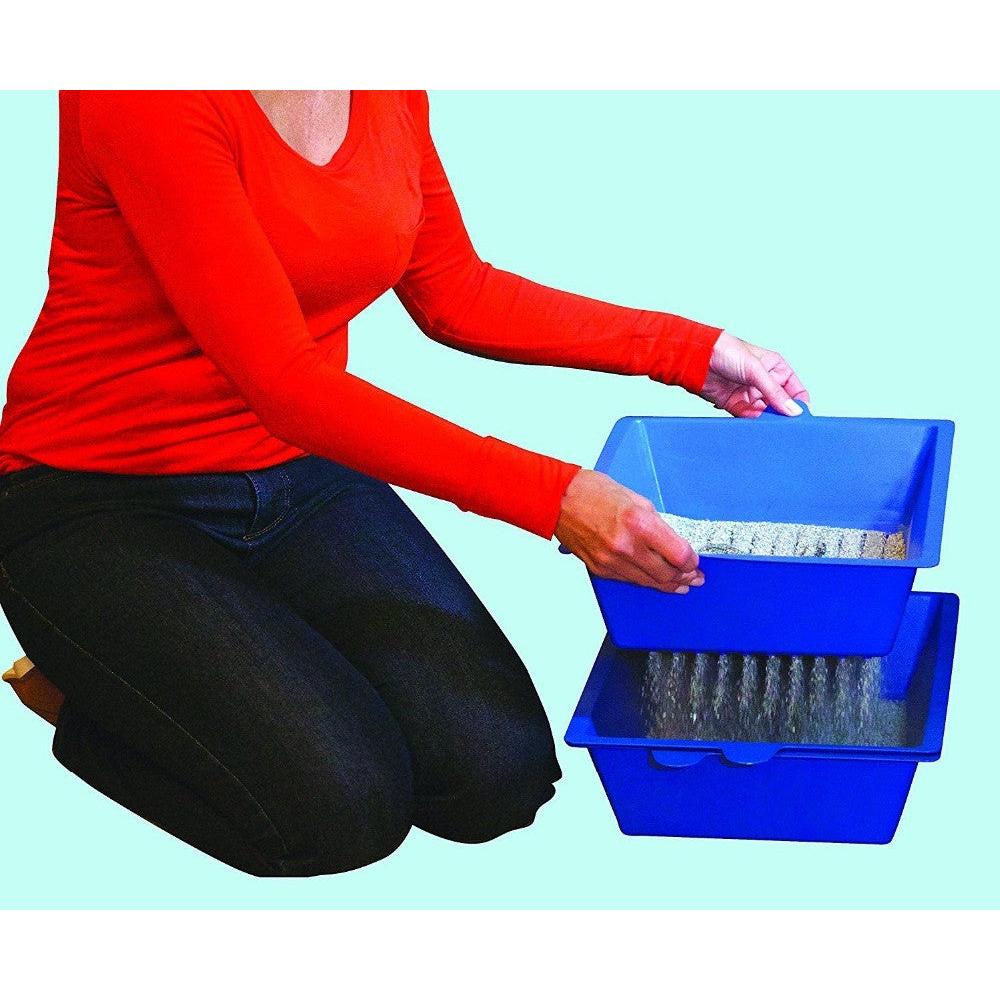 Sift Away Deluxe Cat Litter Sifting Trays (Set of 3) by HitMyNeed