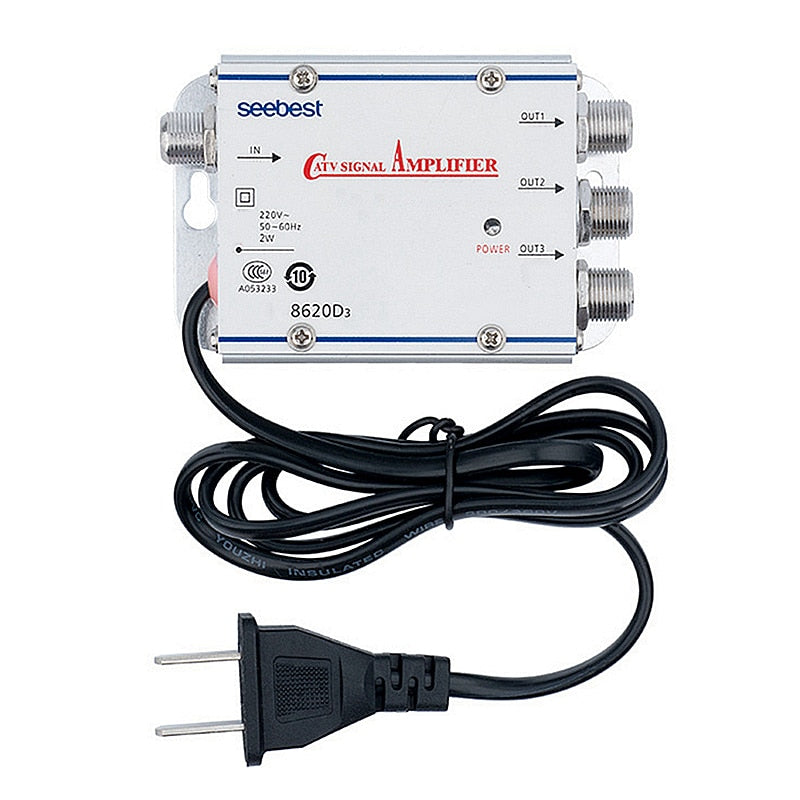 Signal Amplifier for TV and Audio, 20 dB Gain by HitMyNeed
