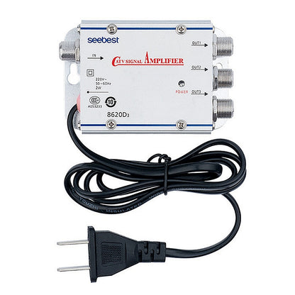 Signal Amplifier for TV and Audio, 20 dB Gain by HitMyNeed