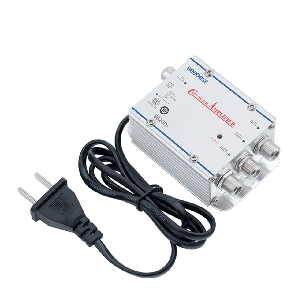 Signal Amplifier for TV and Audio, 20 dB Gain by HitMyNeed