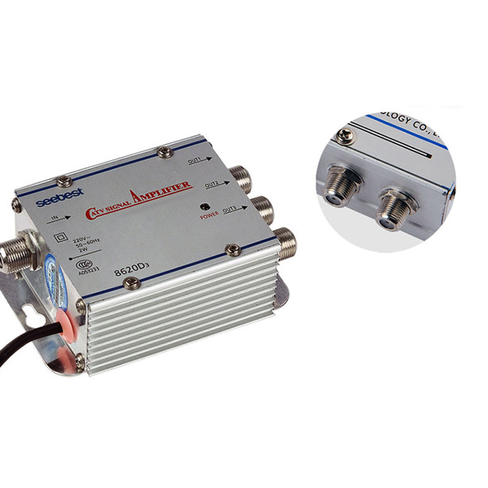 Signal Amplifier for TV and Audio, 20 dB Gain by HitMyNeed