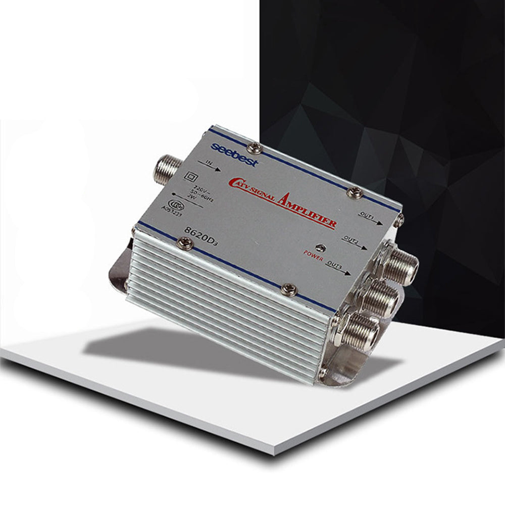 Signal Amplifier for TV and Audio, 20 dB Gain by HitMyNeed