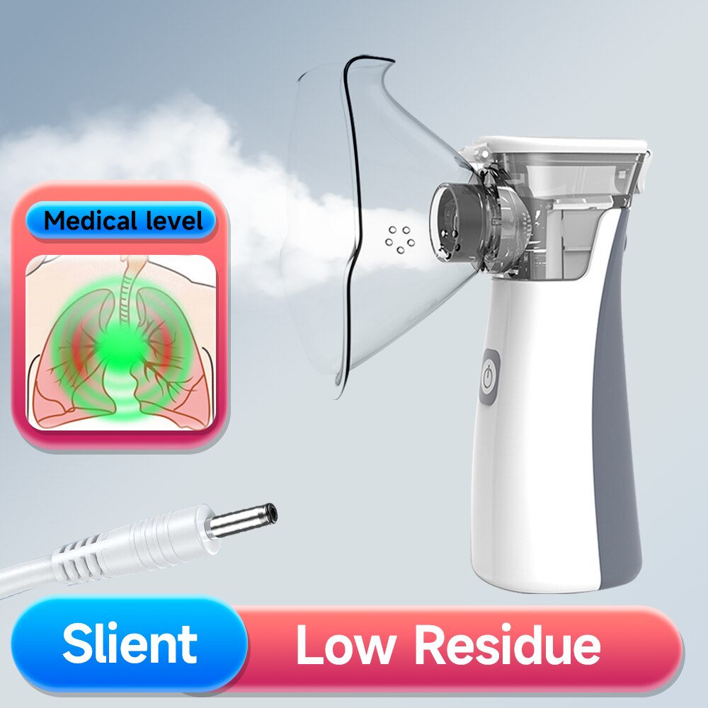 Silent Mesh Handheld Nebulizer for Kids & Adults by HitMyNeed
