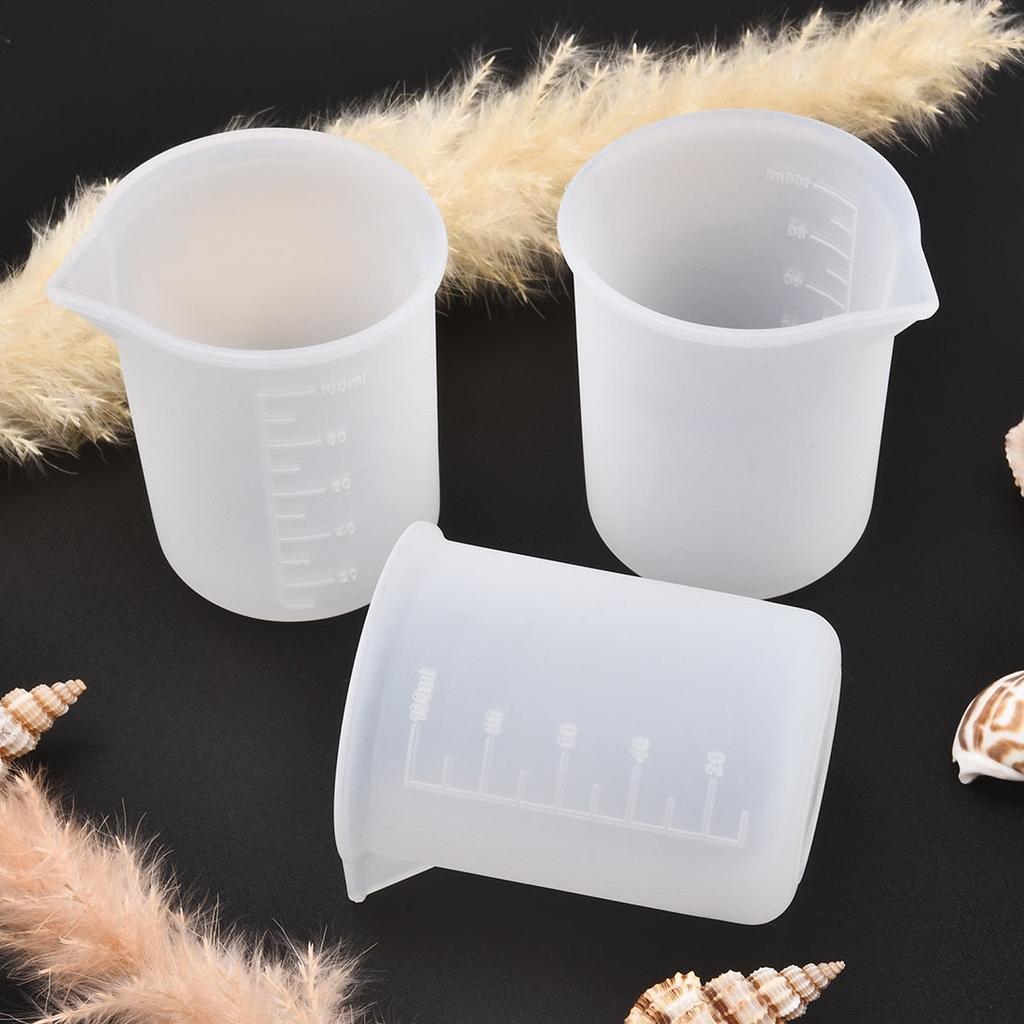 Silicone 100ml Resin Mixing Cups Set of 5 by HitMyNeed