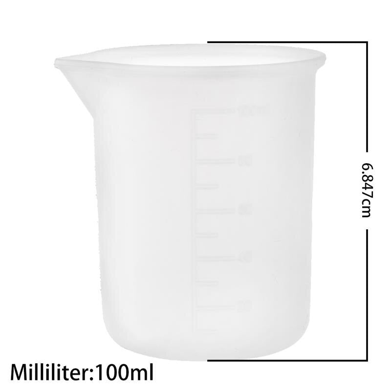 Silicone 100ml Resin Mixing Cups Set of 5 by HitMyNeed