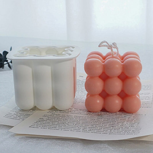 Silicone 3D Bubble Candle Mold for DIY Crafts by HitMyNeed