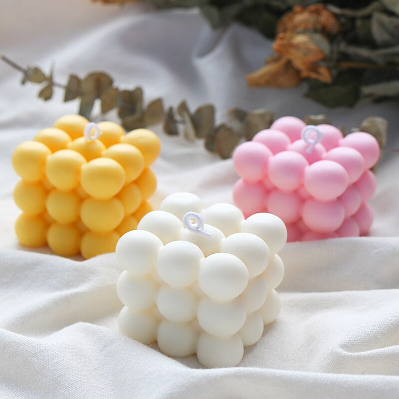 Silicone 3D Bubble Candle Mold for DIY Crafts by HitMyNeed