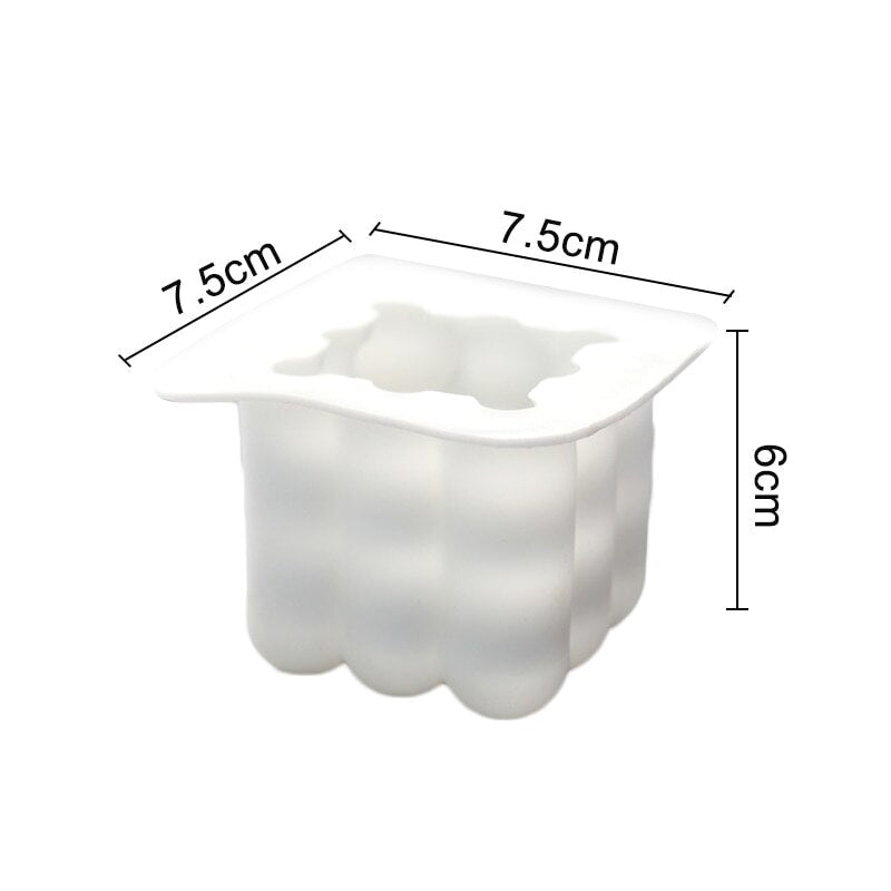 Silicone 3D Bubble Candle Mold for DIY Crafts by HitMyNeed