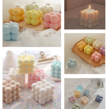 Silicone 3D Bubble Candle Mold for DIY Crafts by HitMyNeed