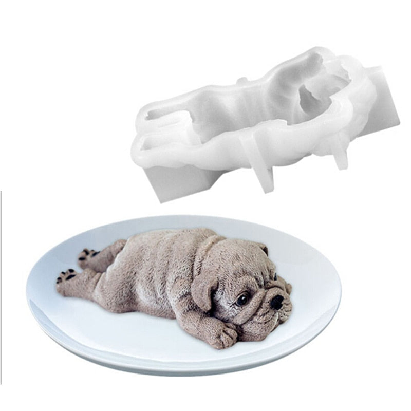 Silicone 3D Dog Cake Mold for Realistic Dog Cakes by HitMyNeed