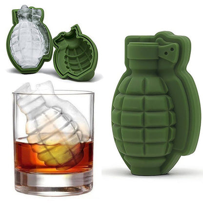 Silicone 3D Grenade Ice Cube Mold by HitMyNeed