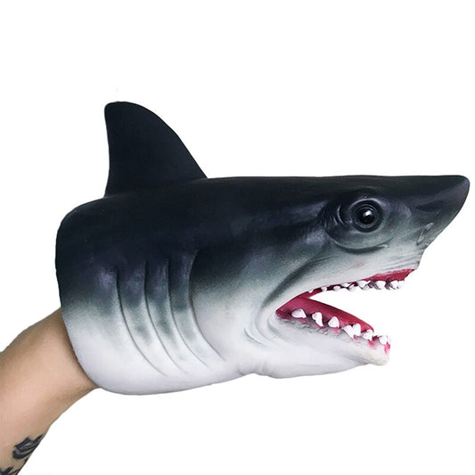 Silicone 3D Shark Hand Puppet for Kids by HitMyNeed