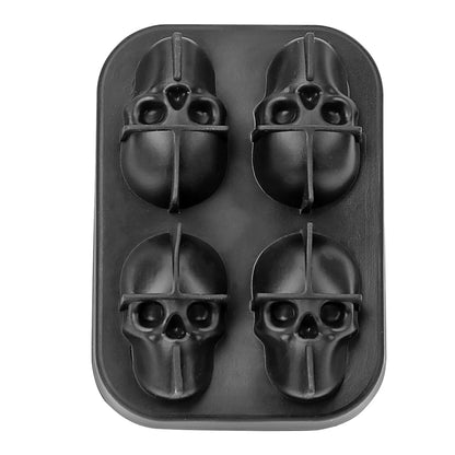Silicone 3D Skull Ice Cube Tray Mold by HitMyNeed