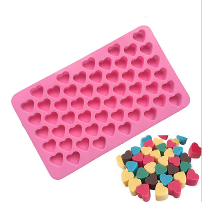 Silicone 55 Slot Heart Ice Cube and Baking Tray by HitMyNeed
