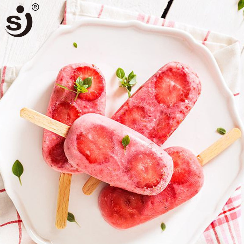 Silicone 8-Cavity Ice Cream & Popsicle Mold Tray by HitMyNeed