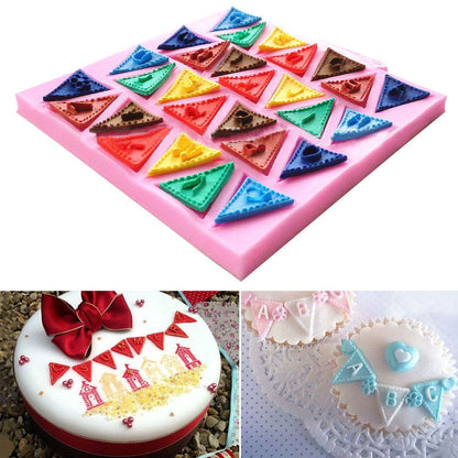 Silicone Alphabet Fondant Mold for Cake Decorating by HitMyNeed