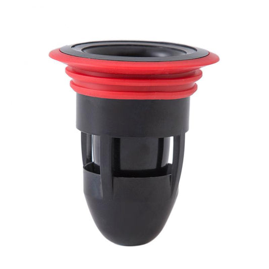 Silicone Anti-Odor Floor Drain Core for Bathrooms black by HitMyNeed