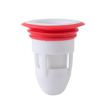 Silicone Anti-Odor Floor Drain Core for Bathrooms white by HitMyNeed