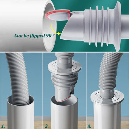 Silicone Anti-Odor Sewer Seal Ring Drain Connector by HitMyNeed