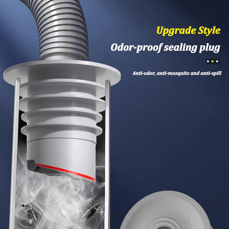 Silicone Anti-Odor Sewer Seal Ring Drain Connector by HitMyNeed