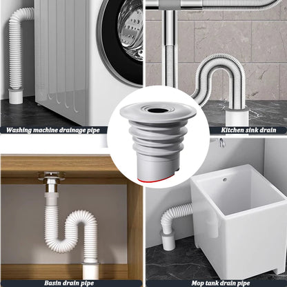 Silicone Anti-Odor Sewer Seal Ring Drain Connector by HitMyNeed