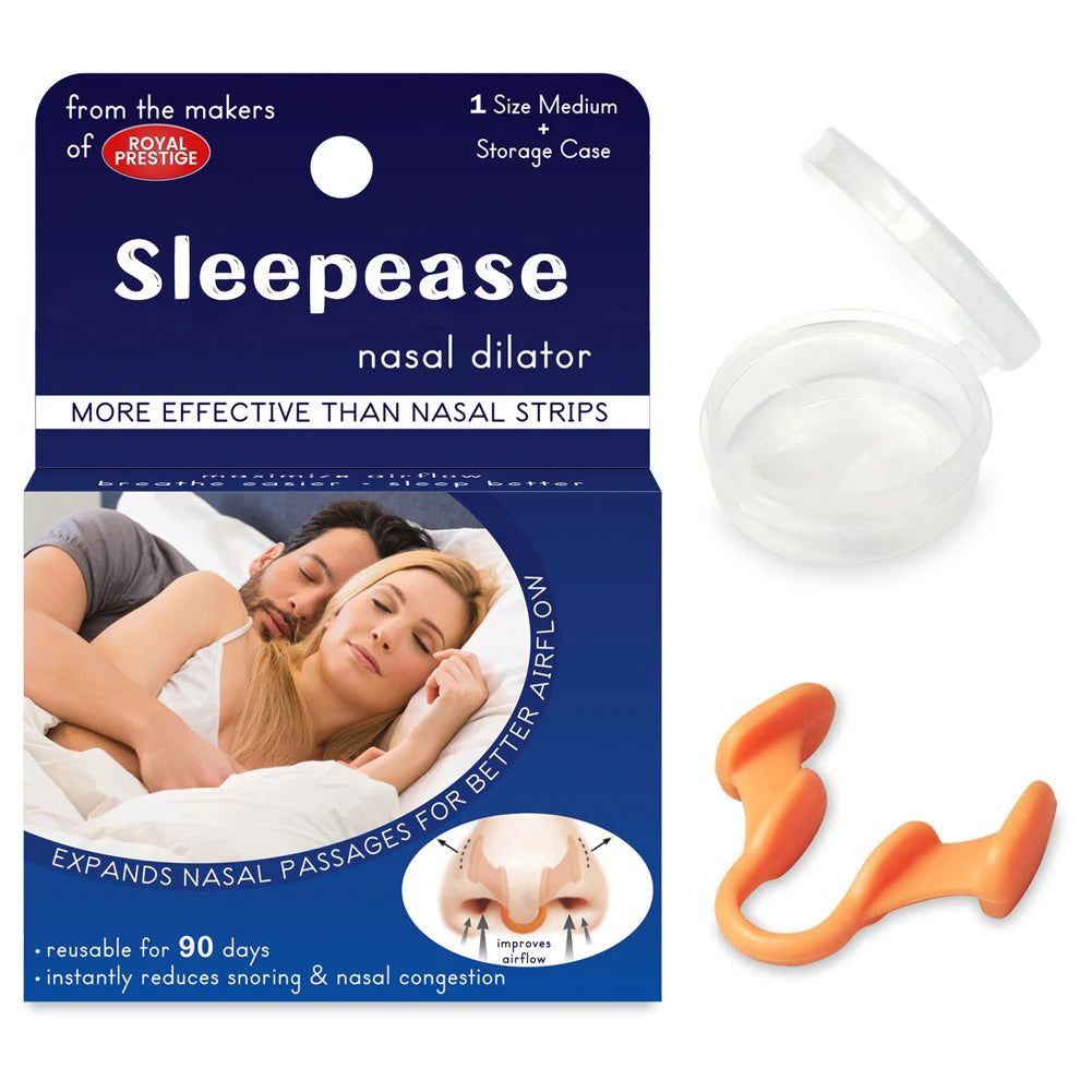 Silicone Anti Snoring Nose Clip Nasal Dilator orange by HitMyNeed