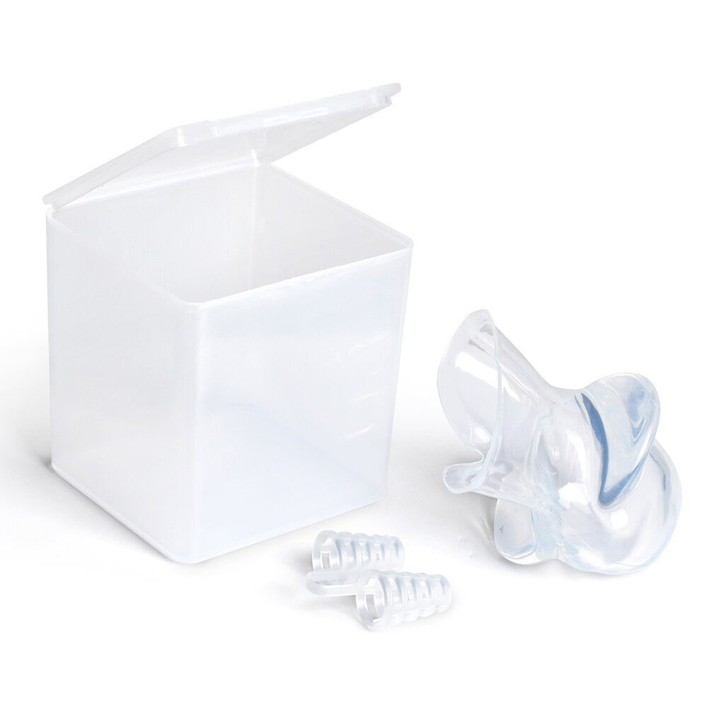 Silicone Anti Snoring Tongue Retainer with Case by HitMyNeed