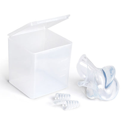Silicone Anti Snoring Tongue Retainer with Case by HitMyNeed