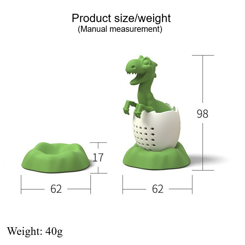Silicone Baby Dinosaur Tea Infuser by HitMyNeed